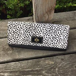 Banana republic calf hair clutch